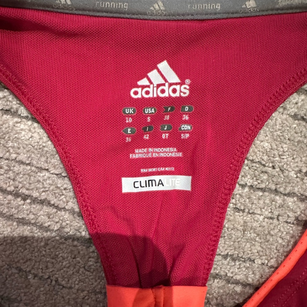 Adidas Women's Vibrant Pink ClimaLite Workout Tank Top - Picture 5 of 10